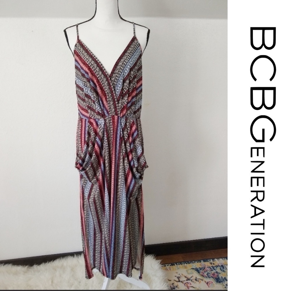 BCBGENERATION bohemian Maxi Dress Womens size M